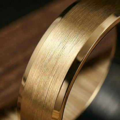 AKARI — Gold Ceramic Ring Japanese Melody