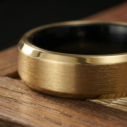 AKARI — Gold Ceramic Ring Japanese Melody