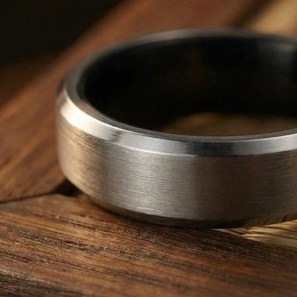 MICHI — Platinum Ceramic Ring Japanese Melody