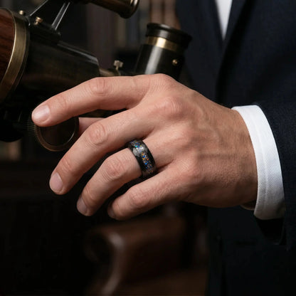 AION — Galaxy Opal & Meteorite Ring Song of the Waves
