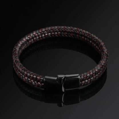 ENSO — Double Leather Bracelet Leonardo’s Leather