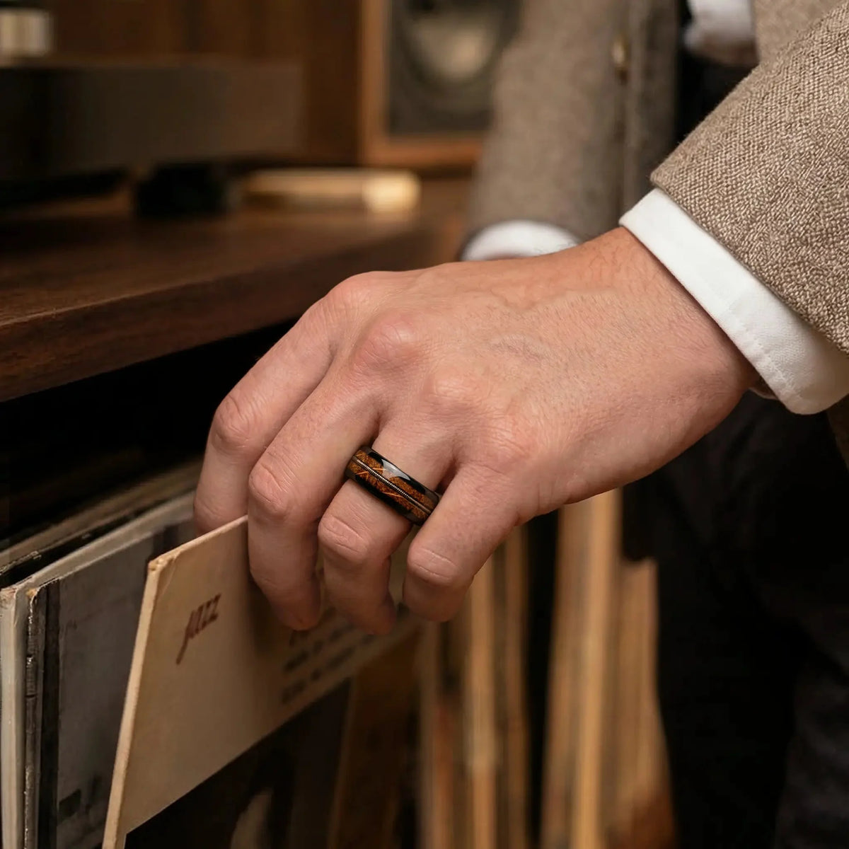 EUPHONY — Oak & String Ring Song of the Waves