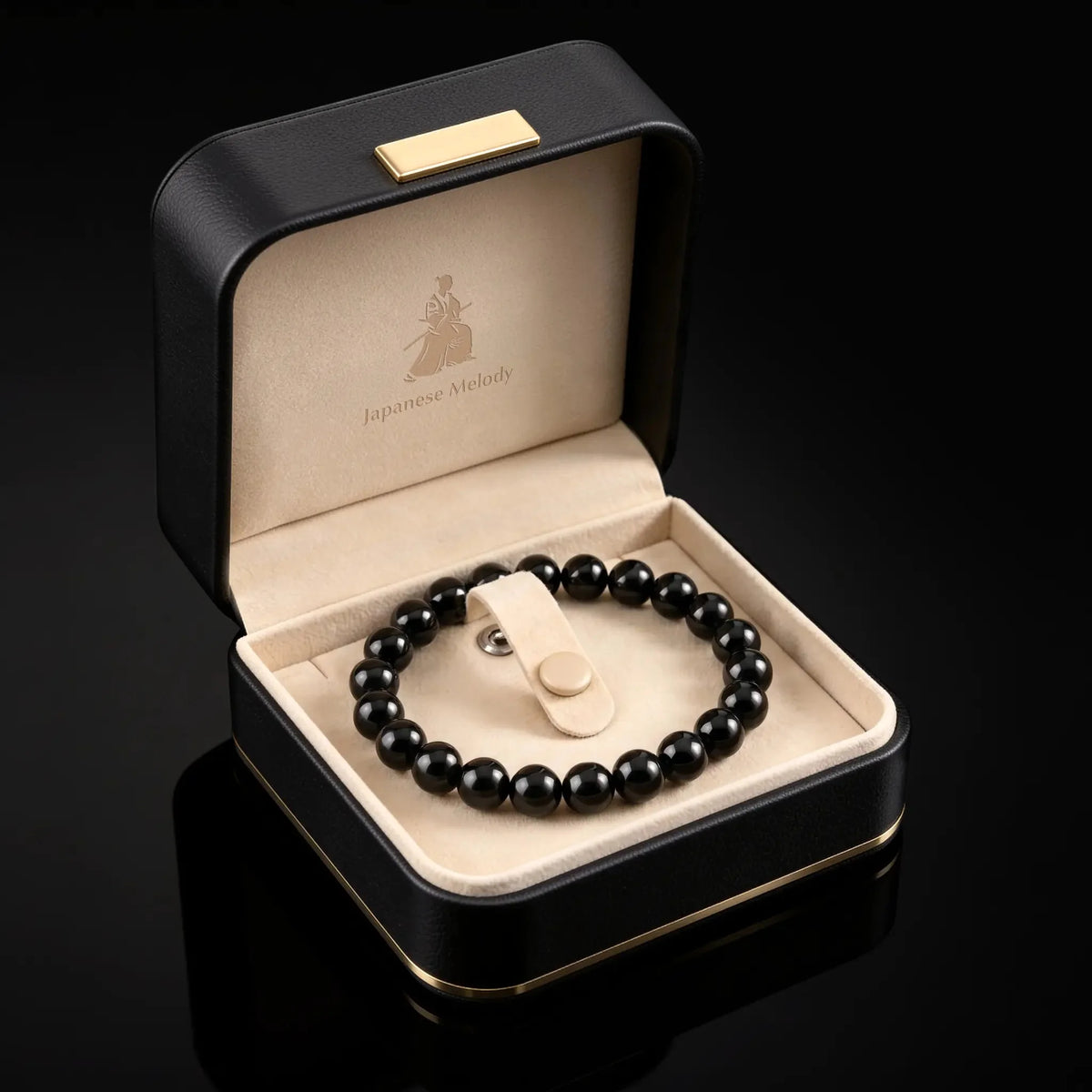 SHINOBI — Black Onyx Bracelet Japanese Melody