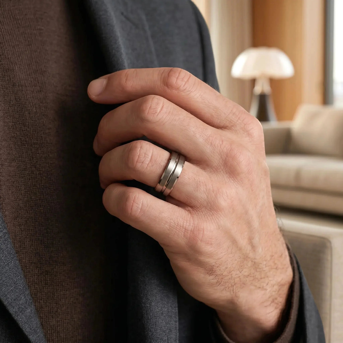 HIKARI — Japanese Rosewood Ring Fuji
