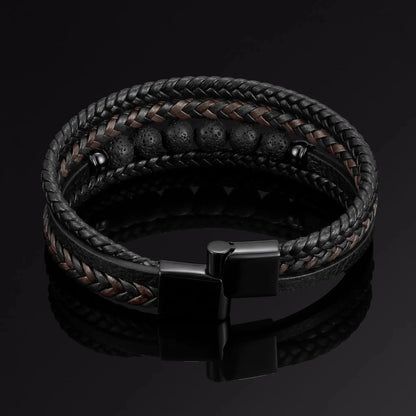 KYOTO — Triple Leather Bracelet Leonardo’s Leather