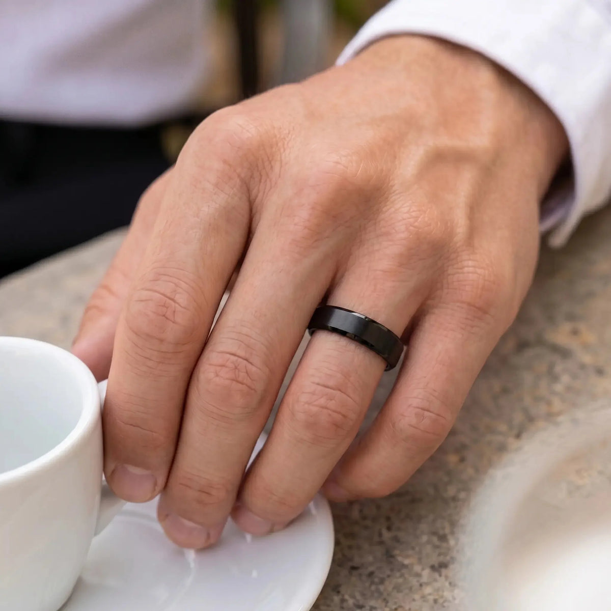 KYO — Black Tungsten Ring Terra Michiki