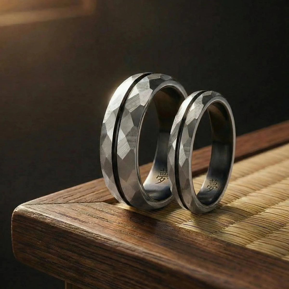 Pari of metal rings Japanese Melody
