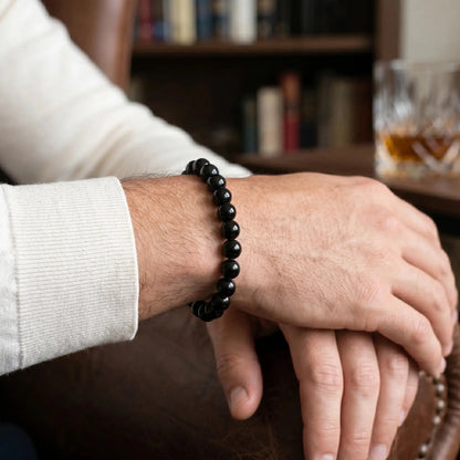 SHINOBI — Black Onyx Bracelet Japanese Melody