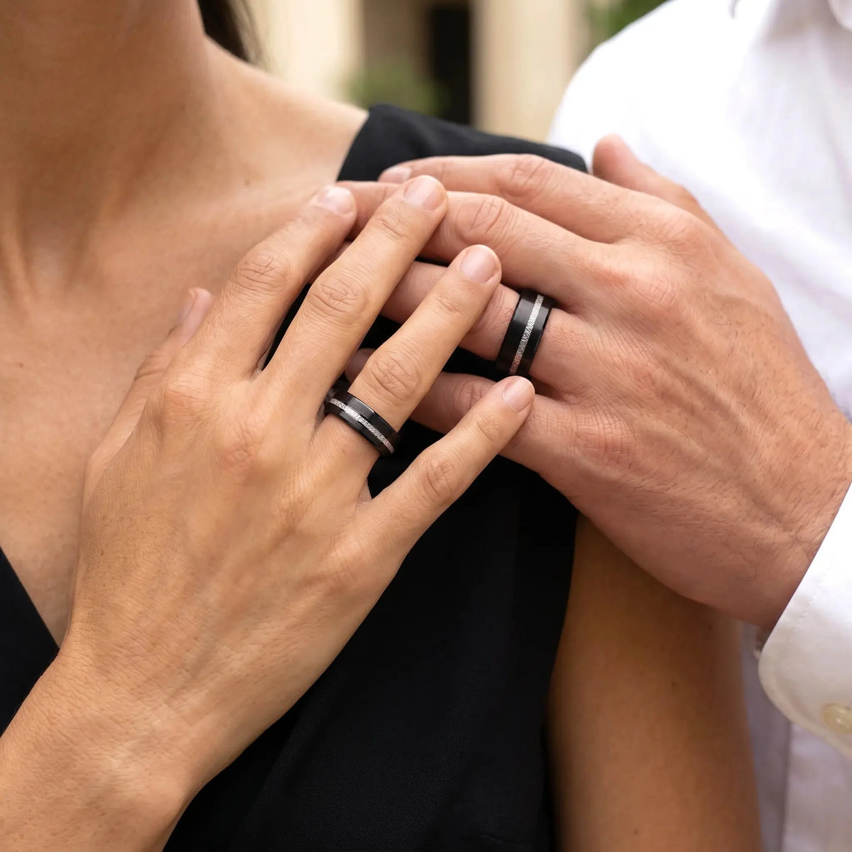 SORA set — Meteorite Couples Rings Terra Michiki