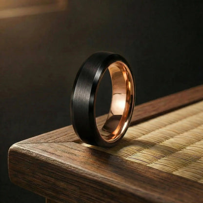Silver metal ring Japanese Melody