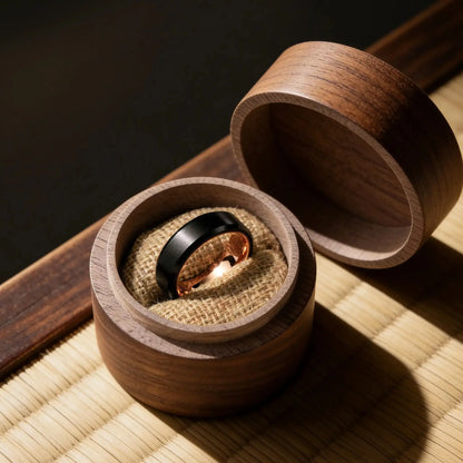 Silver metal ring Japanese Melody