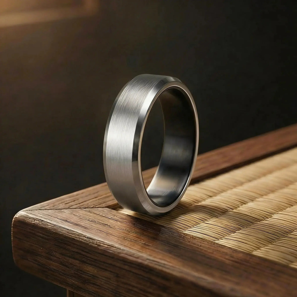 Silver metal ring Japanese Melody