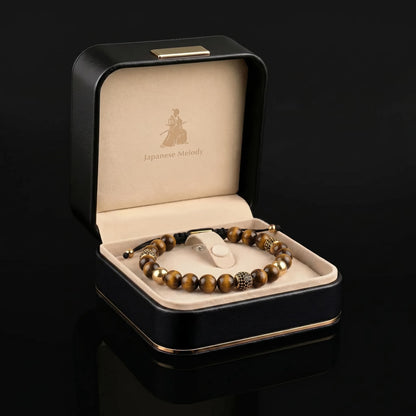 REIKON — Tiger Eye Bracelet Leonardo’s Leather