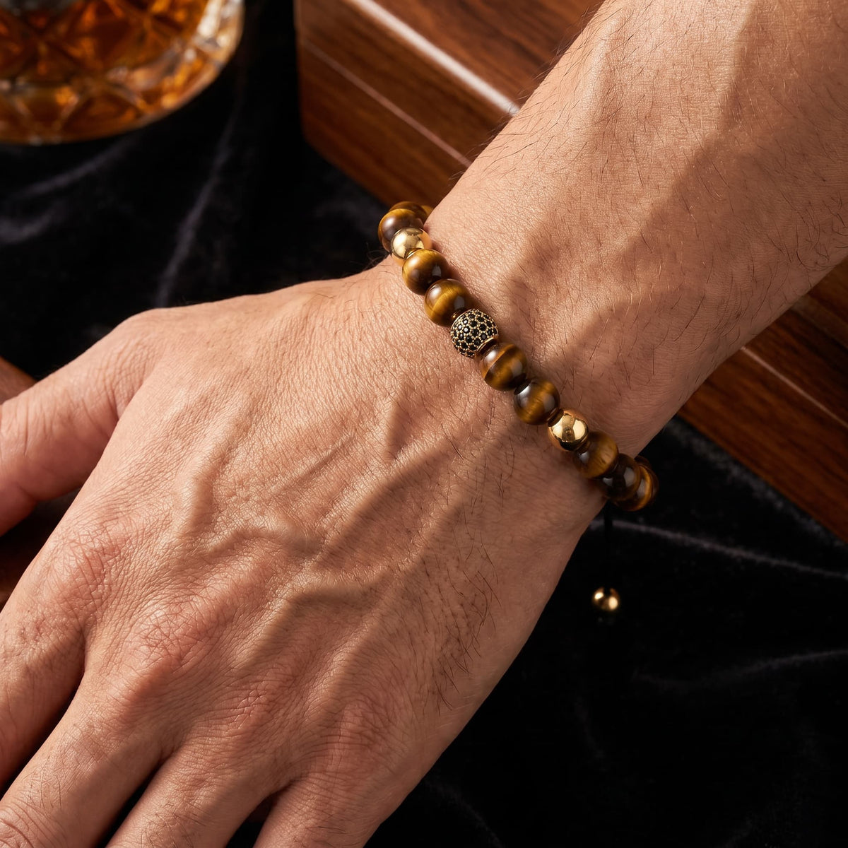 REIKON — Tiger Eye Bracelet Leonardo’s Leather