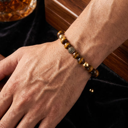 REIKON — Tiger Eye Bracelet Leonardo’s Leather