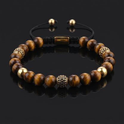 REIKON — Tiger Eye Bracelet Leonardo’s Leather