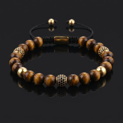 REIKON — Tiger Eye Bracelet Leonardo’s Leather