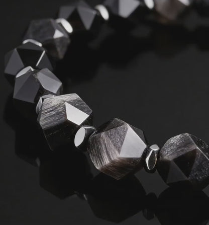 MEIKYO — Obsidian-Armband