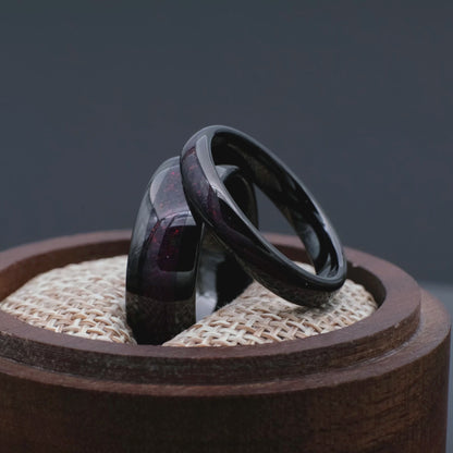 HONO no KIZUNA set — Fire Opal Couple Rings