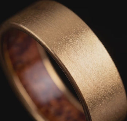 OJO — Gold Tungsten Ring
